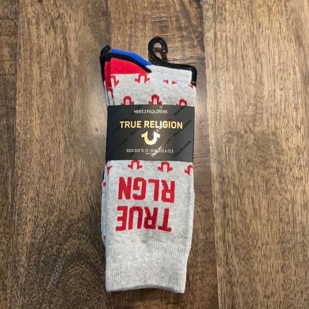 True Religion Crew Socks